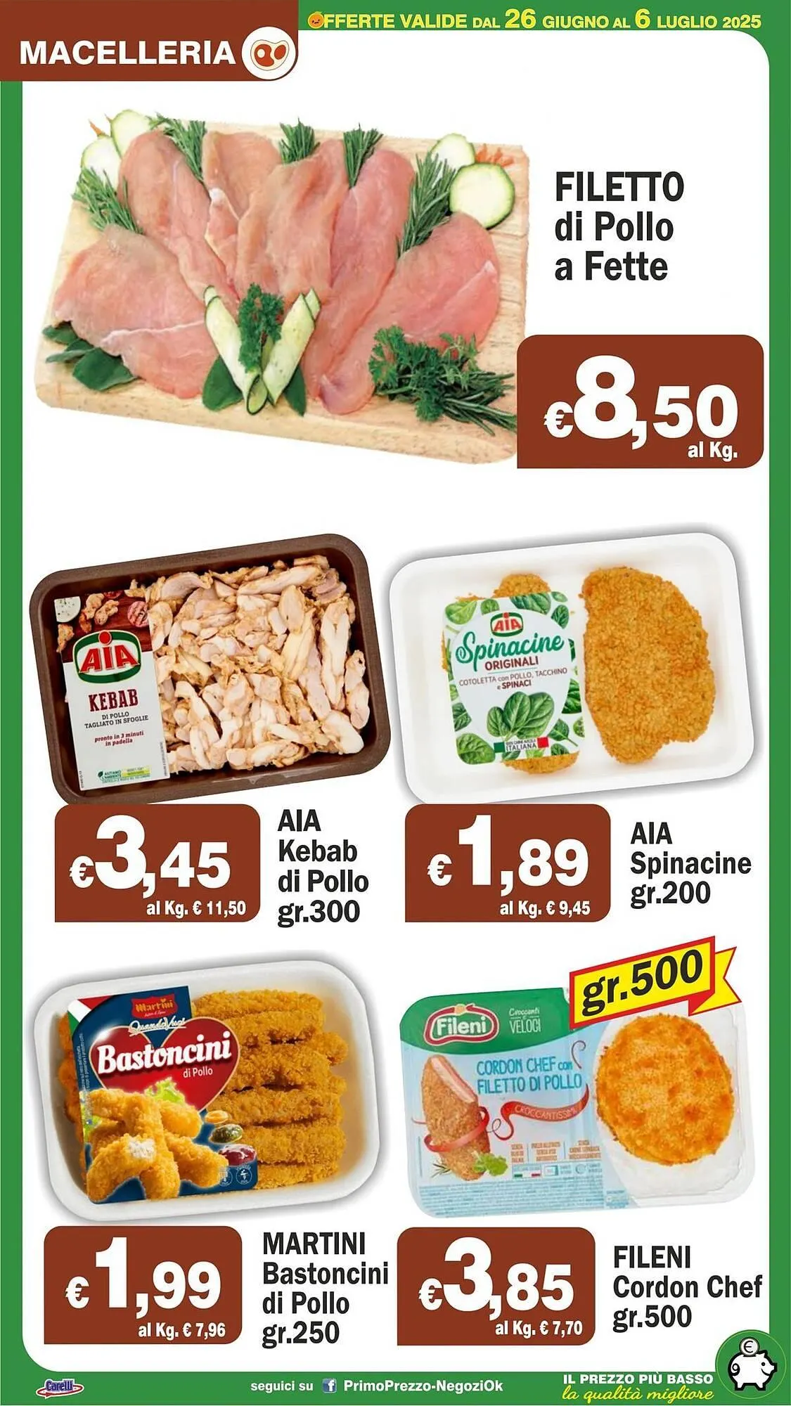Volantino Primo Prezzo da 26 giugno a 6 luglio di 2025 - Pagina del volantino 30