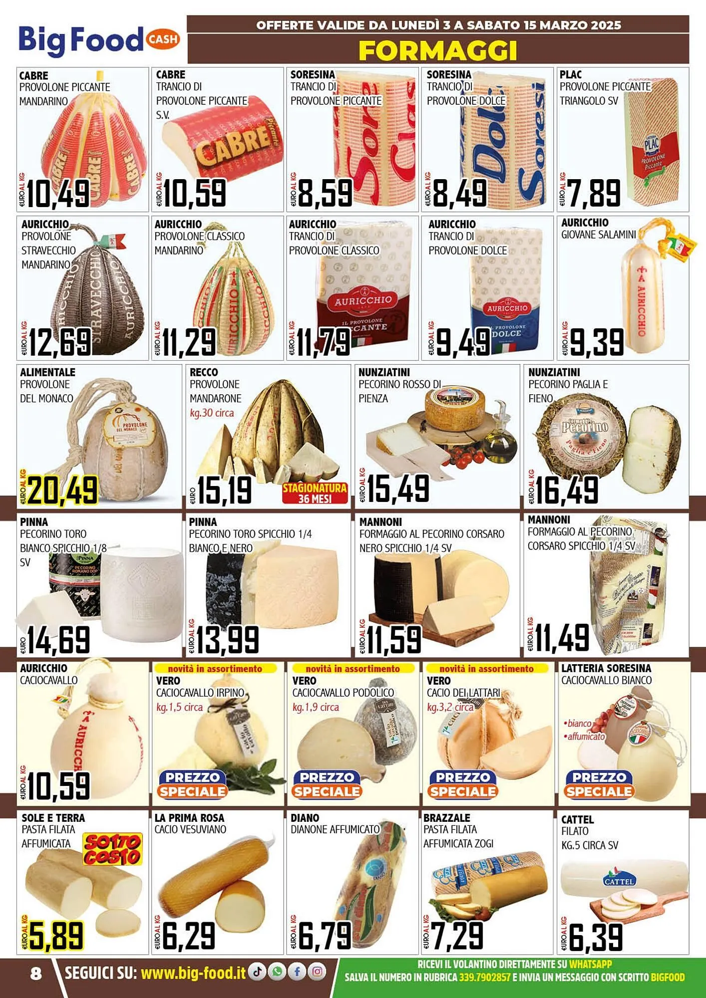Volantino Big Food da 3 marzo a 15 marzo di 2025 - Pagina del volantino 8
