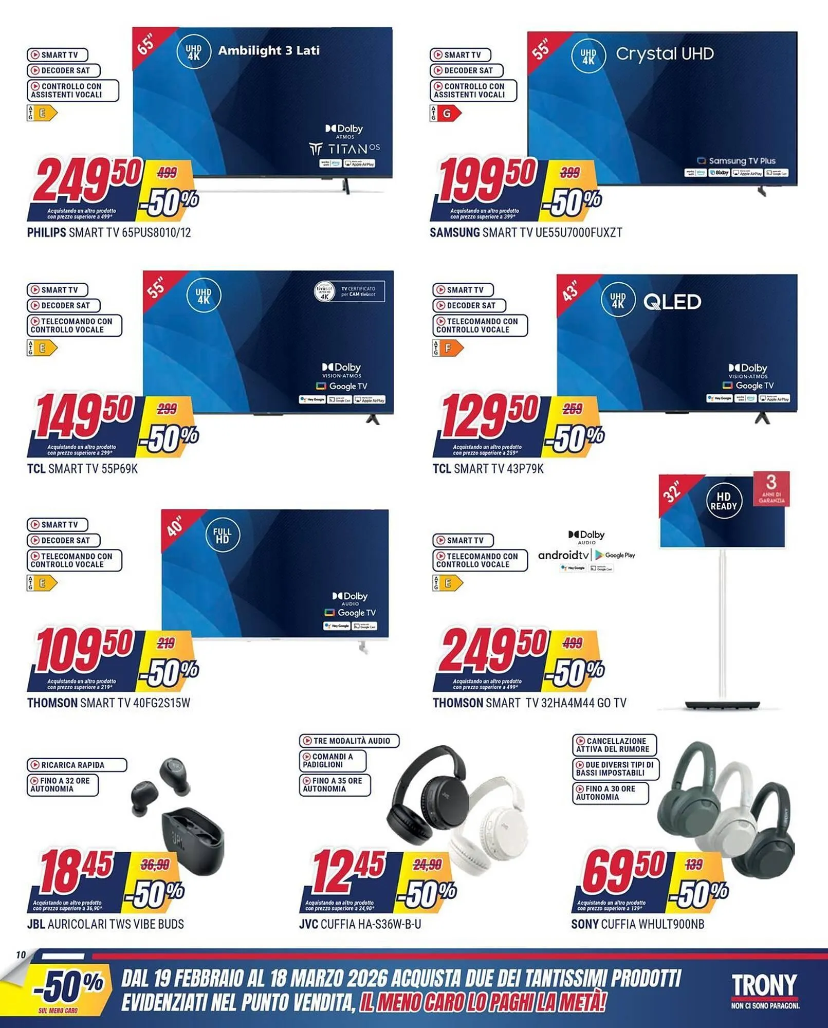 Volantino Trony da 6 marzo a 18 marzo di 2026 - Pagina del volantino 10