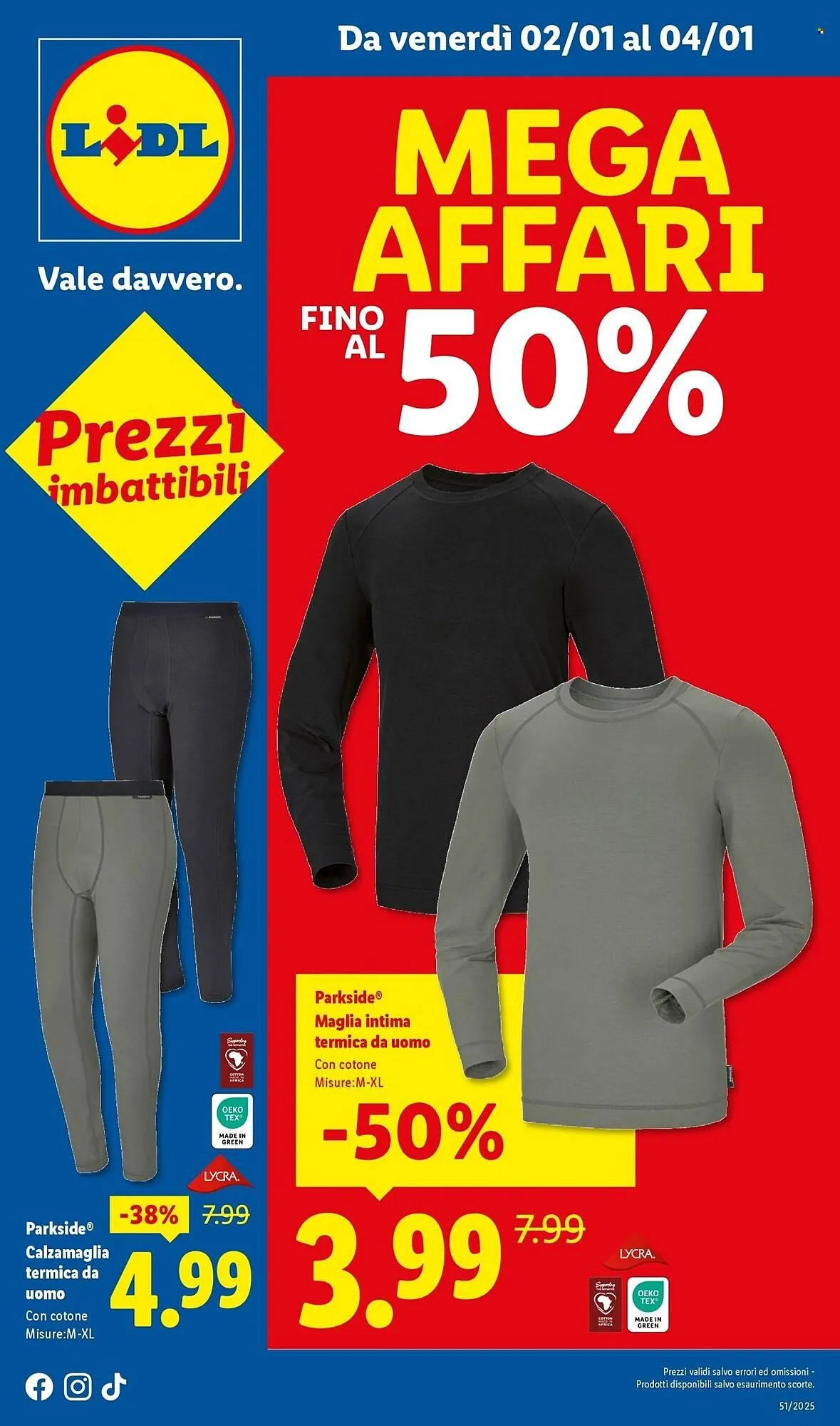 Volantino Lidl da 2 gennaio a 4 gennaio di 2026 - Pagina del volantino 1