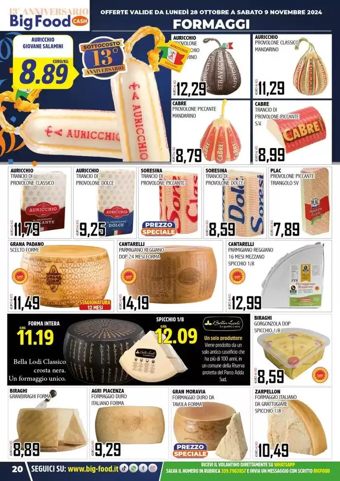 Festeggiamo il nostro 13 anniversario da 28 ottobre a 9 novembre di 2024 - Pagina del volantino 20