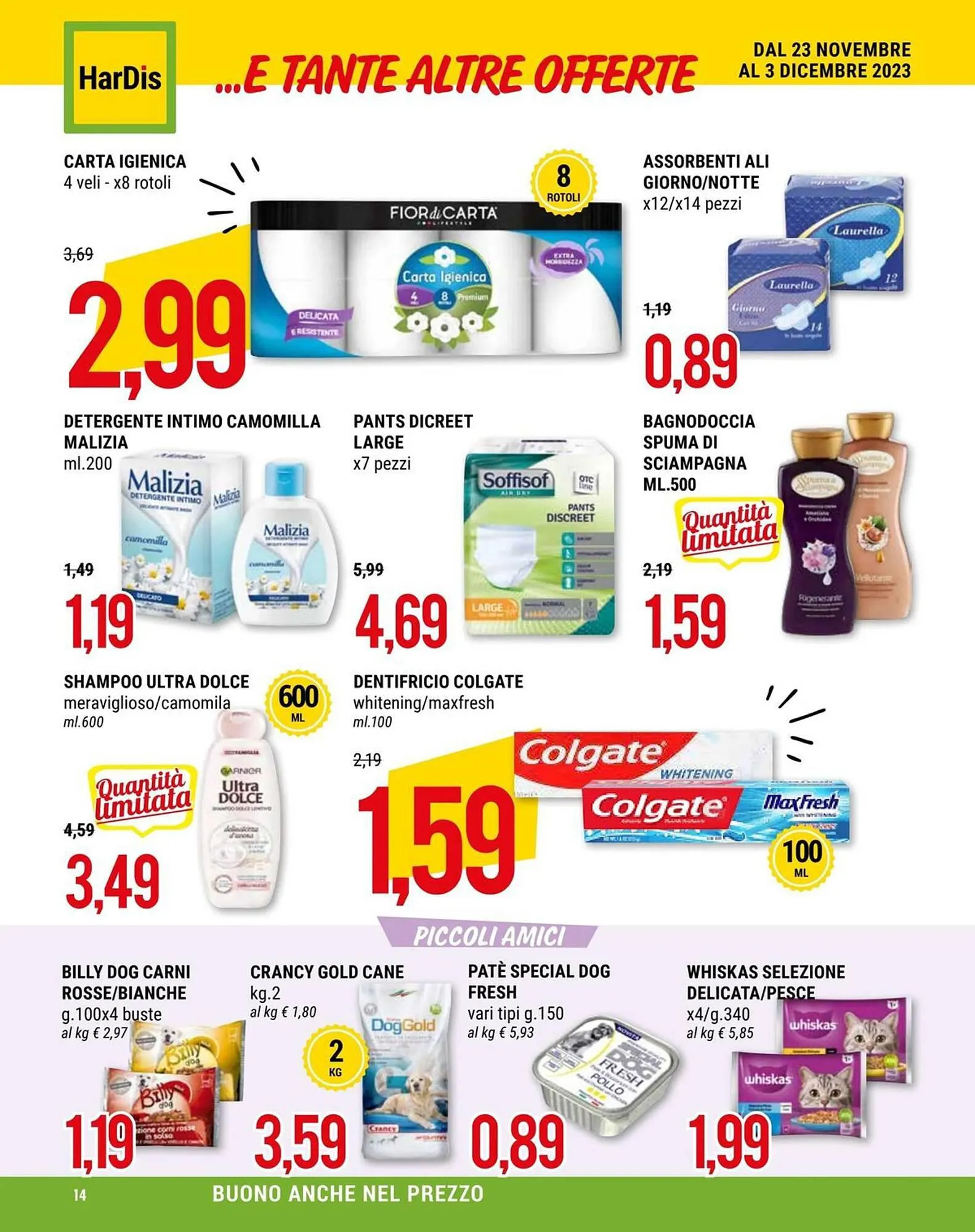Volantino Hardis da 23 novembre a 3 dicembre di 2023 - Pagina del volantino 14