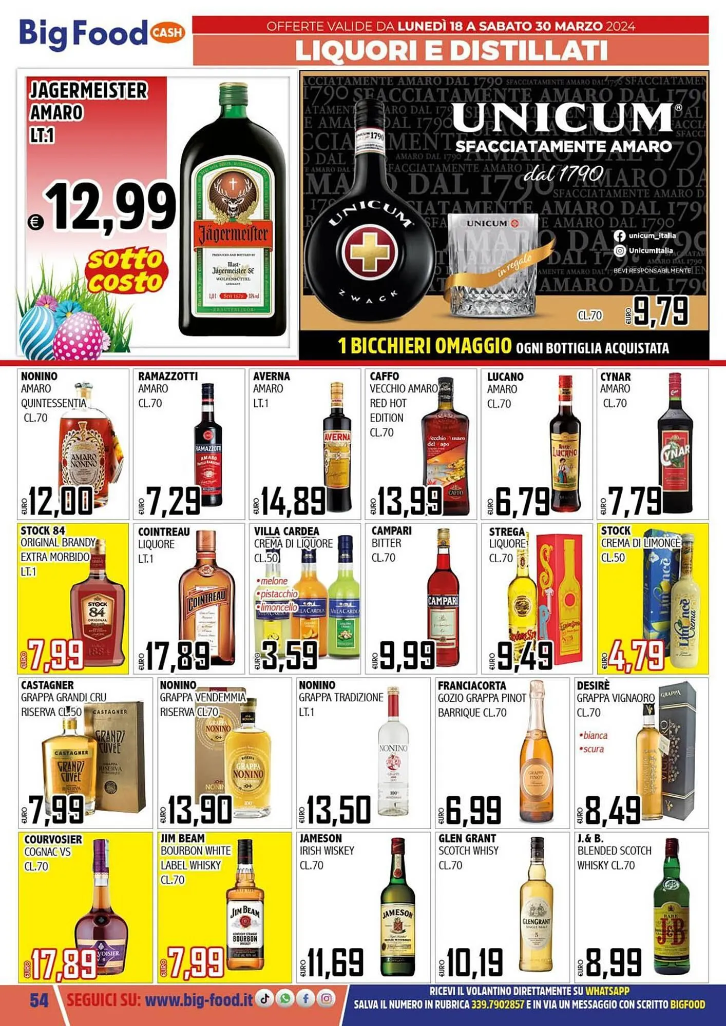 Volantino Big Food da 18 marzo a 30 marzo di 2024 - Pagina del volantino 54