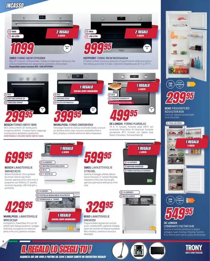 Il regalo lo scegli tu da Trony! da 12 aprile a 7 maggio di 2025 - Pagina del volantino 6