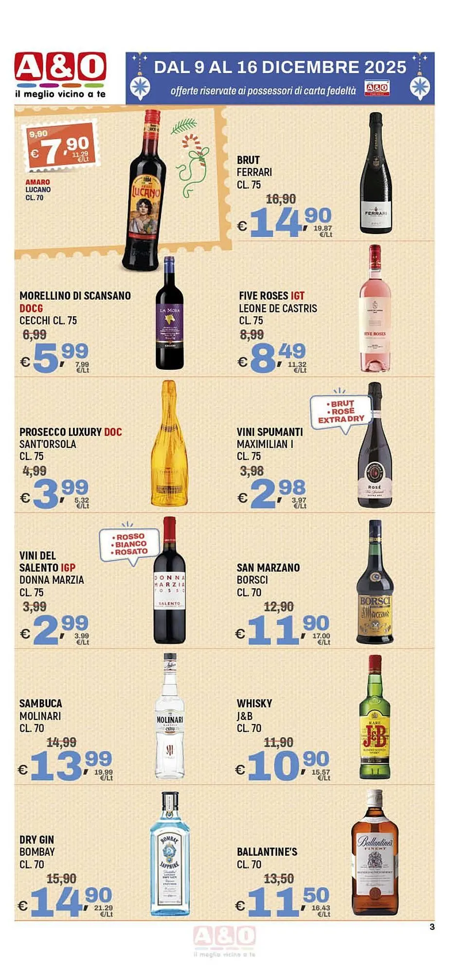 Volantino A&O da 9 dicembre a 16 dicembre di 2025 - Pagina del volantino 3