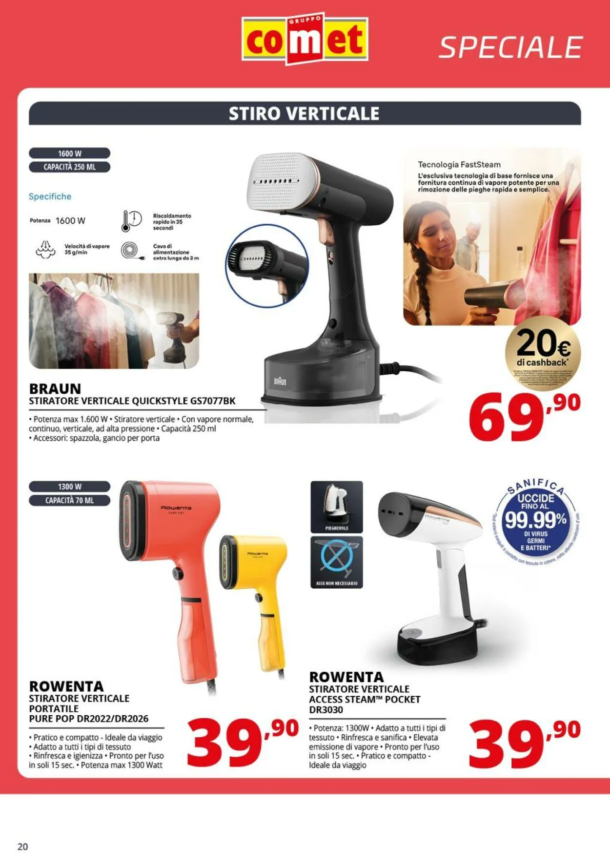 Comet Volantino attuale da 6 giugno a 18 giugno di 2025 - Pagina del volantino 20