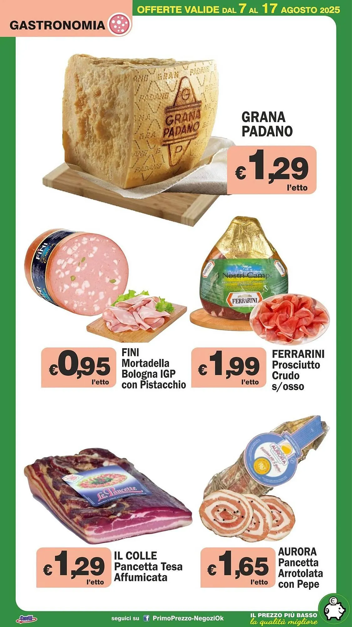 Volantino Primo Prezzo da 7 agosto a 17 agosto di 2025 - Pagina del volantino 36