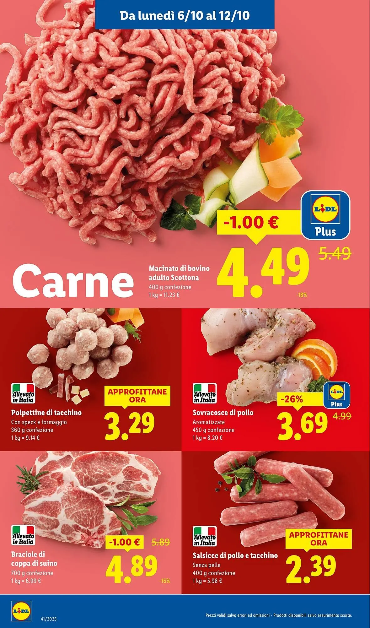 Volantino Lidl da 6 ottobre a 12 ottobre di 2025 - Pagina del volantino 4