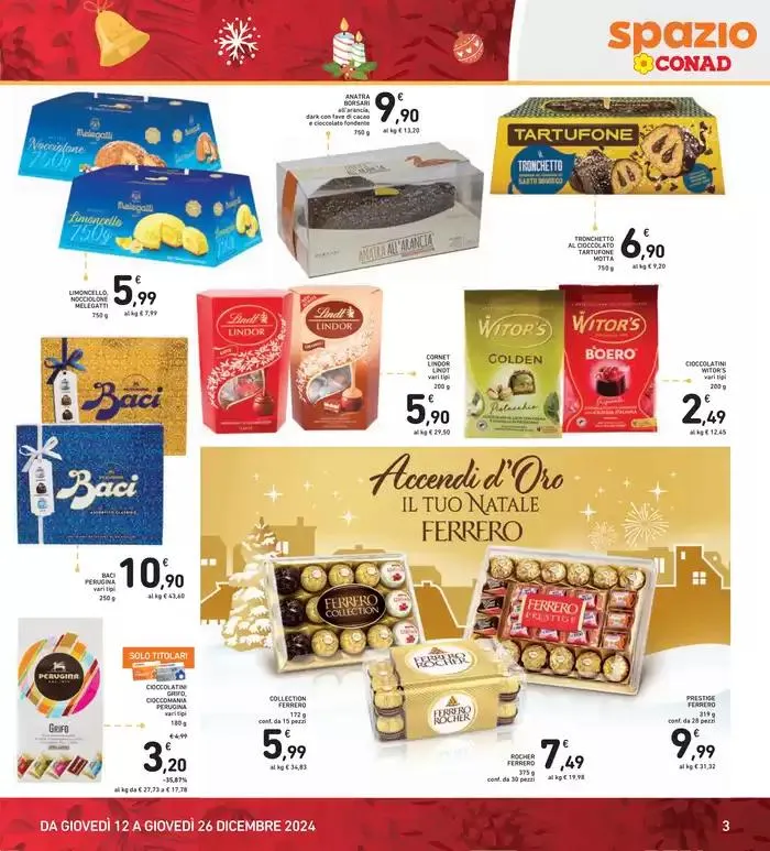 A Natale vivi una esperienza di gusto Sapori & Buone Feste da 12 dicembre a 26 dicembre di 2024 - Pagina del volantino 3