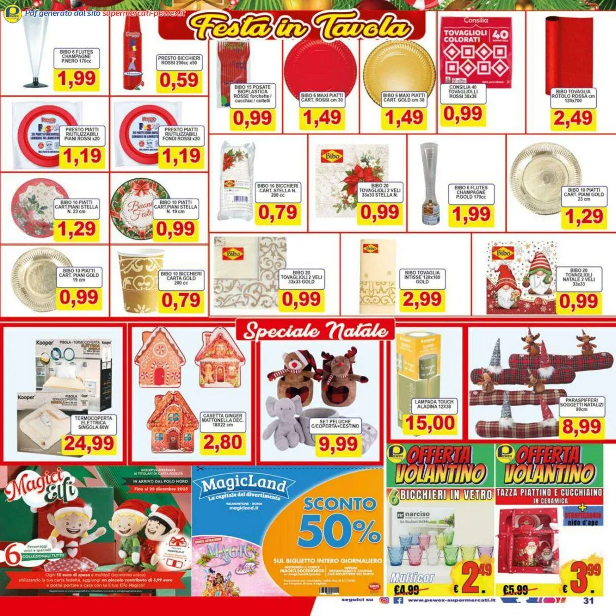 Pewex Volantino attuale da 15 dicembre a 29 dicembre di 2025 - Pagina del volantino 31