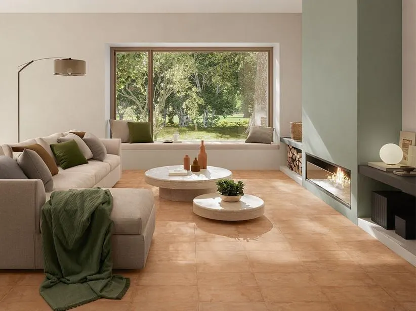 Piastrella Impruneta Oro 2a Scelta 20,3x40,6 Gres Effetto Cotto Aranciato