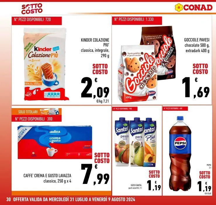 Apre a Francavilla al Mare da 31 luglio a 3 agosto di 2024 - Pagina del volantino 30