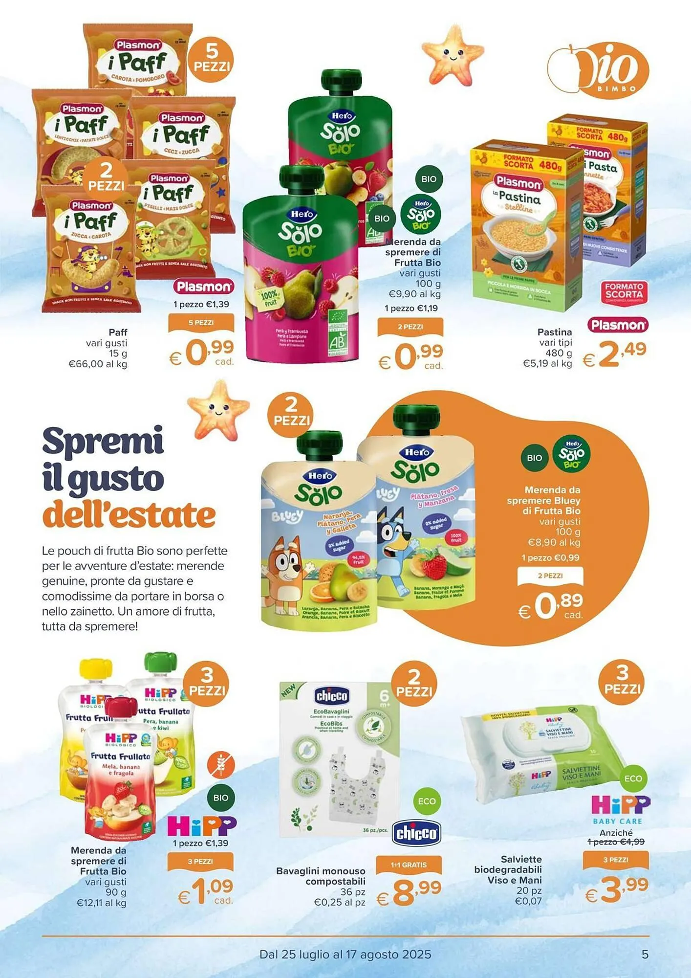 Volantino Io Bimbo da 25 luglio a 17 agosto di 2025 - Pagina del volantino 5