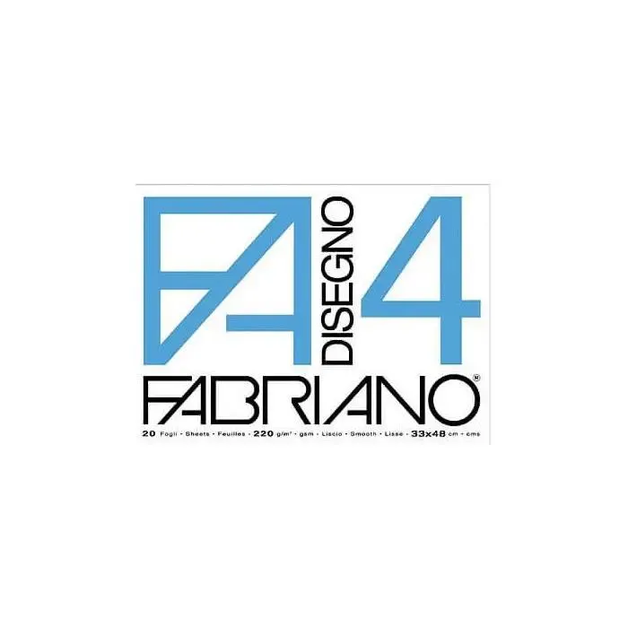 Blocco disegno fabriano - f4 liscio cm 33x48