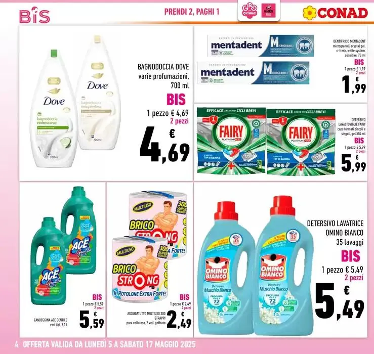 BIS, PRENDI 2 PAGHI 1 da 5 maggio a 17 maggio di 2025 - Pagina del volantino 4