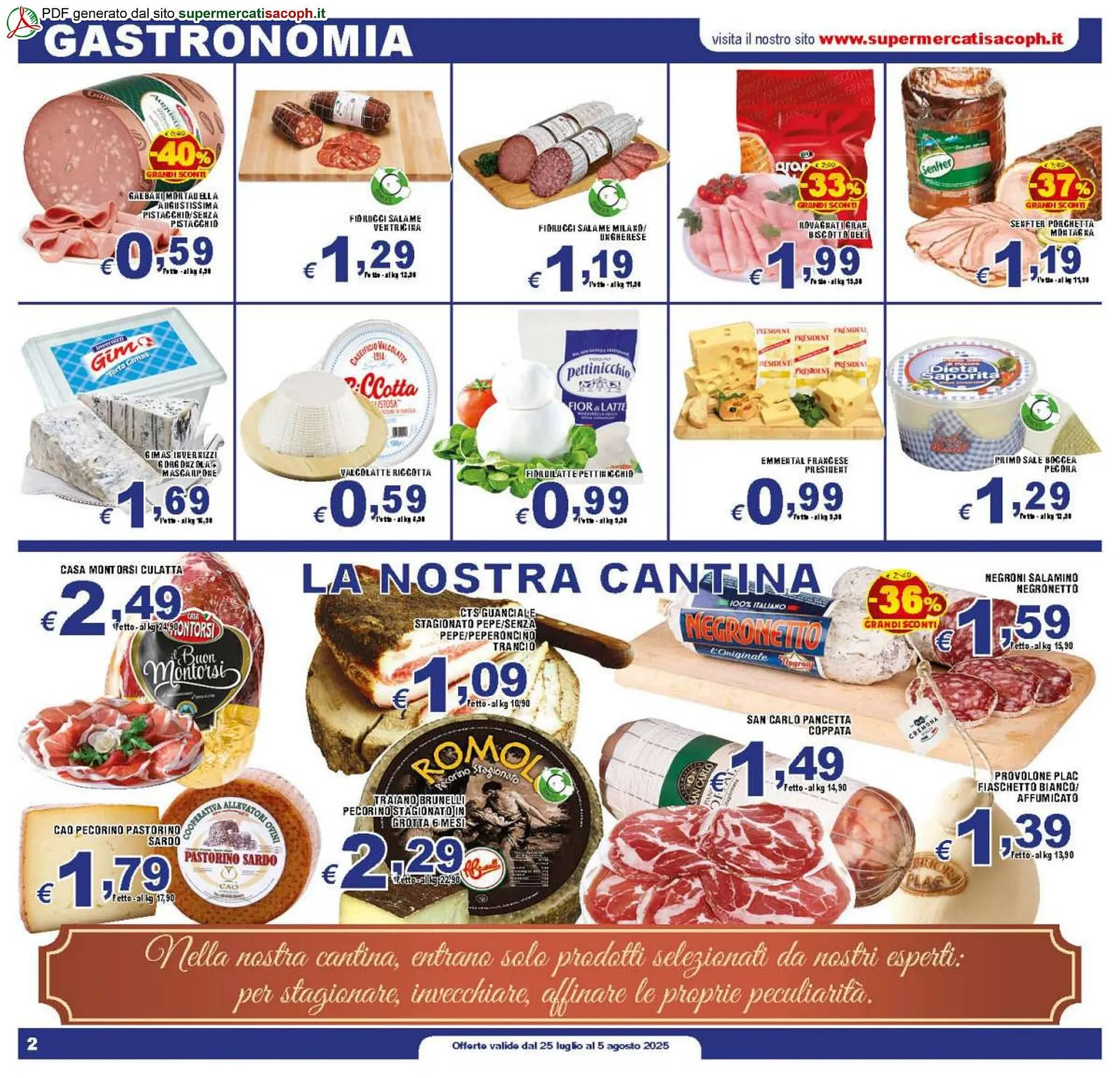 Volantino Sacoph da 25 luglio a 5 agosto di 2025 - Pagina del volantino 2