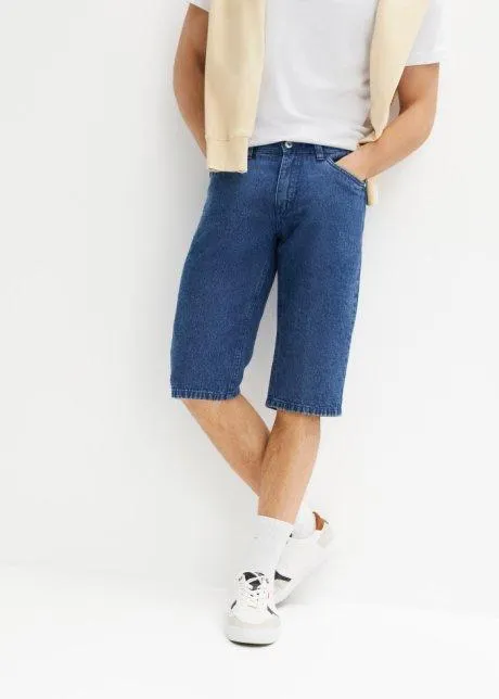 Bermuda in jeans in cotone biologico