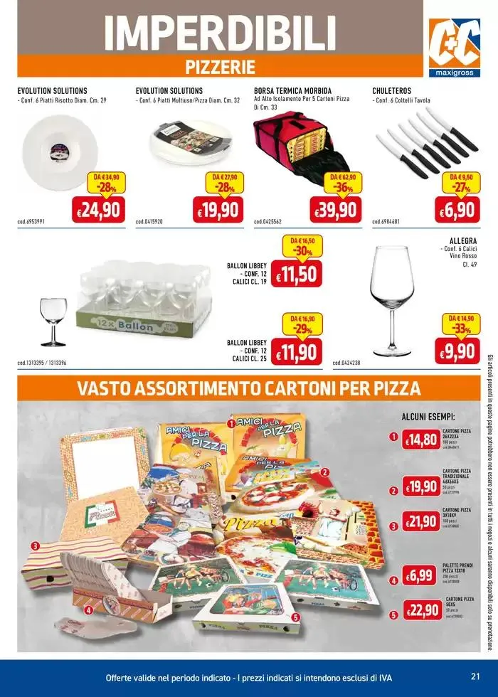  Professional ristoranti, bar, comunità, hotel da 3 gennaio a 26 gennaio di 2025 - Pagina del volantino 21