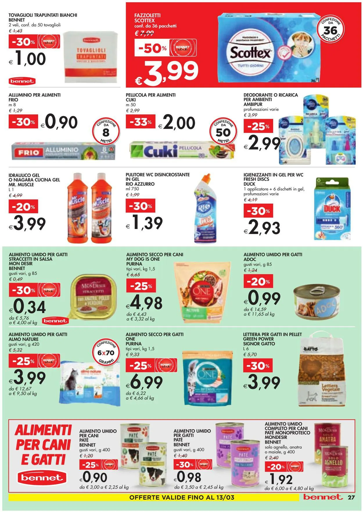 bennet Volantino attuale da 29 febbraio a 9 marzo di 2024 - Pagina del volantino 28