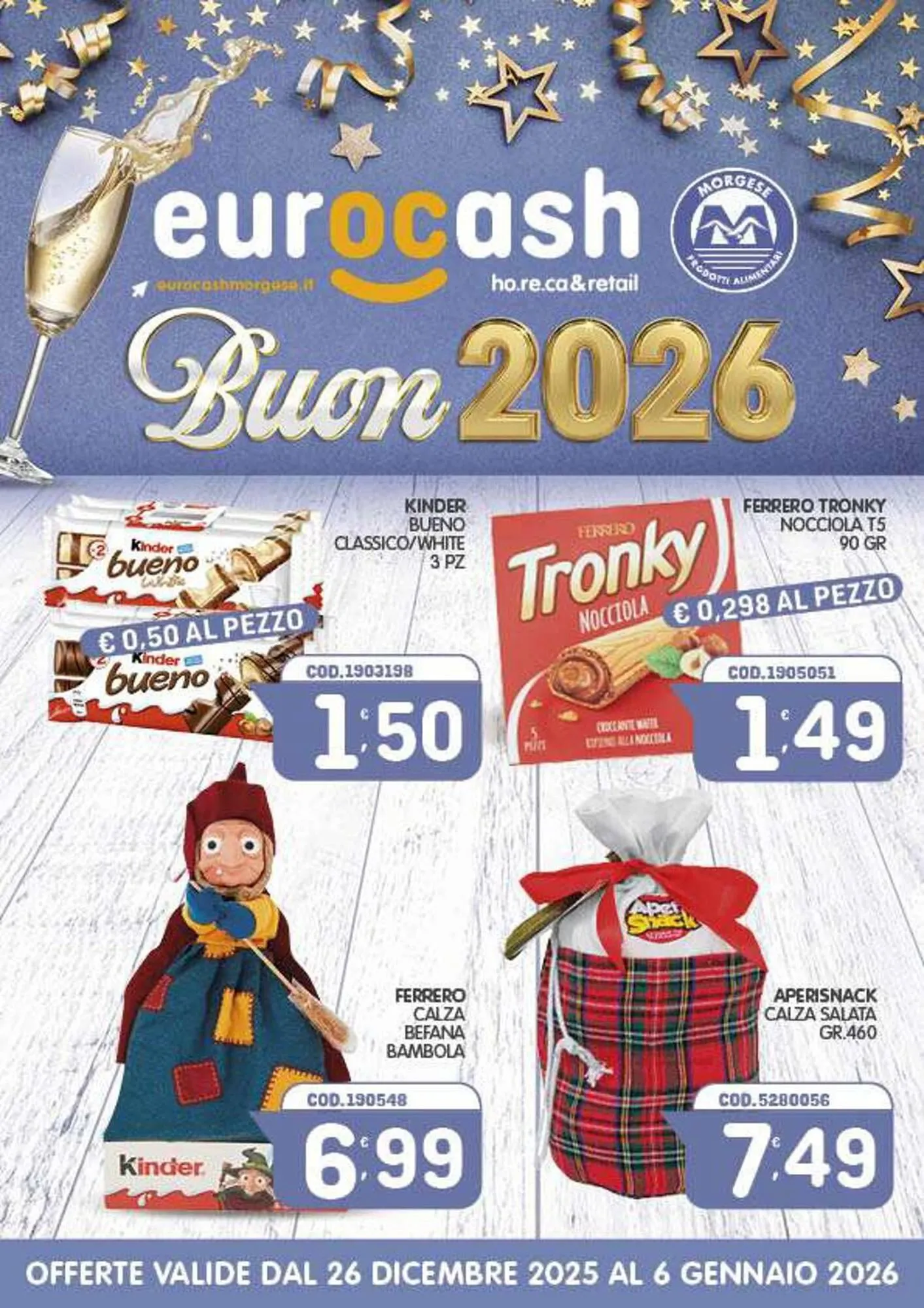 Volantino Eurocash da 26 dicembre a 6 gennaio di 2026 - Pagina del volantino 1