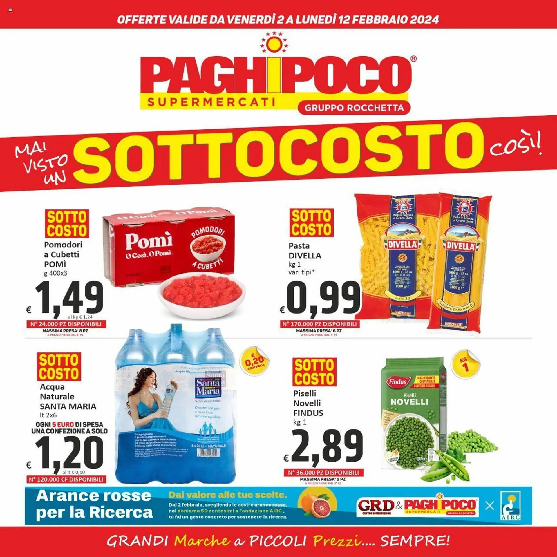 Volantino Paghi Poco da 2 febbraio a 12 febbraio di 2024 - Pagina del volantino 1