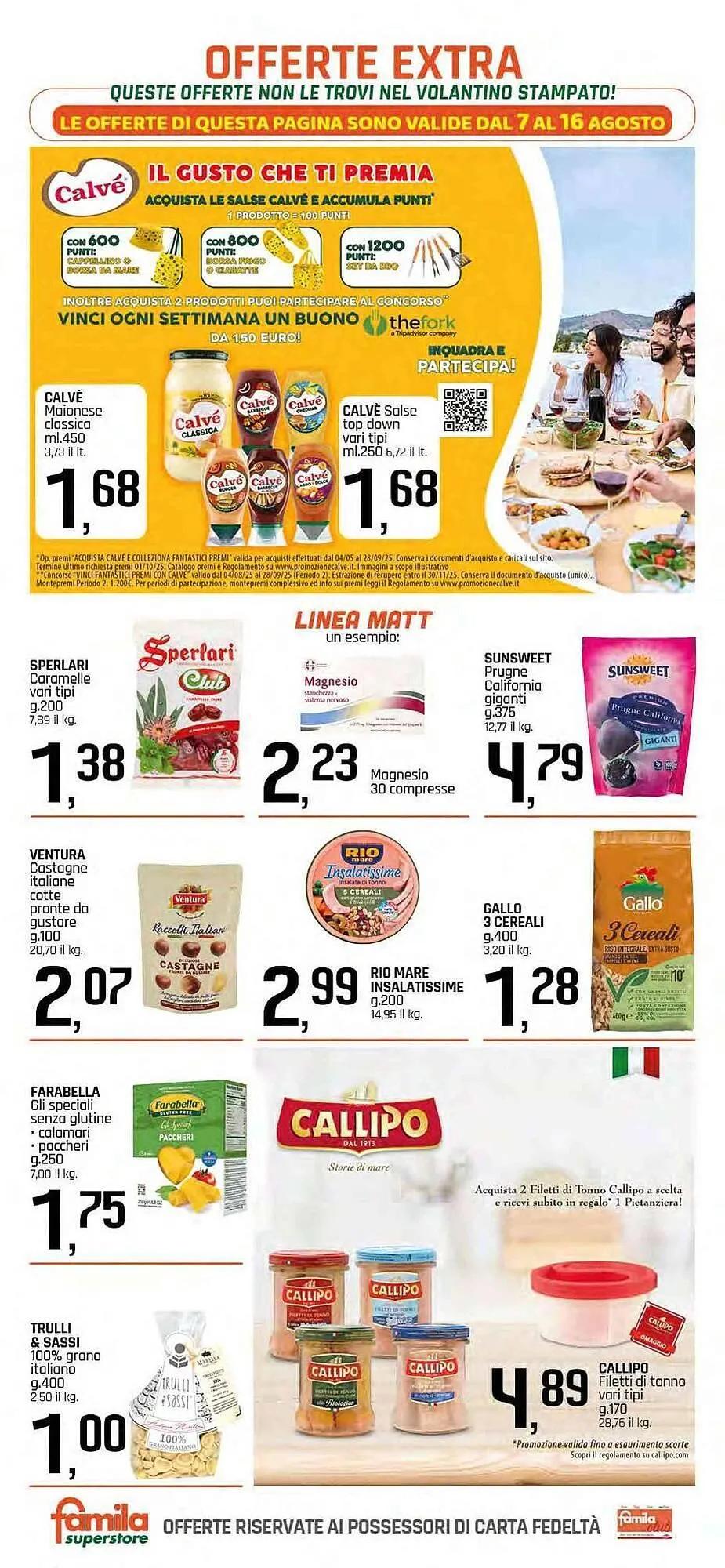 Volantino Famila Superstore da 7 agosto a 16 agosto di 2025 - Pagina del volantino 21