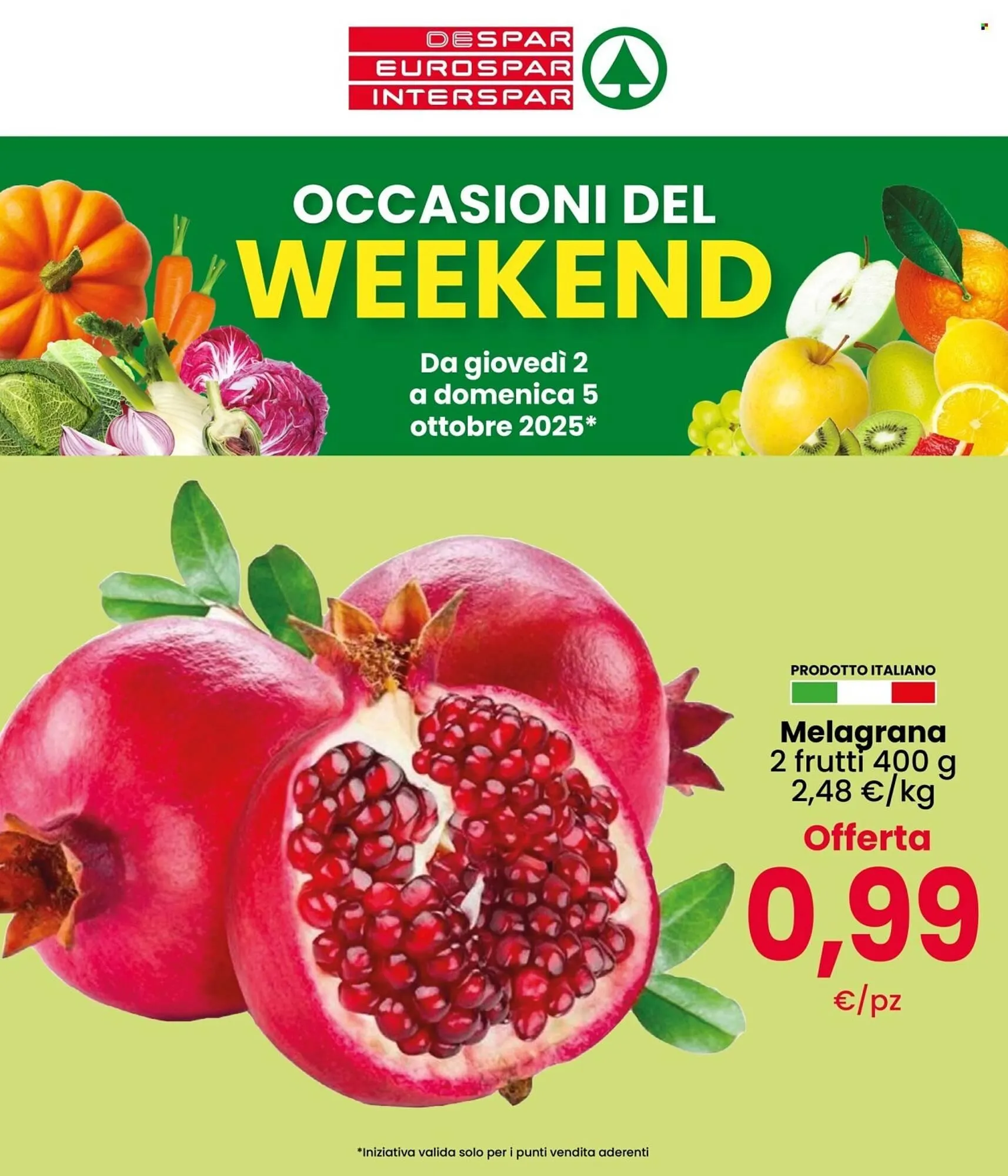 Volantino Despar da 2 ottobre a 5 ottobre di 2025 - Pagina del volantino 1