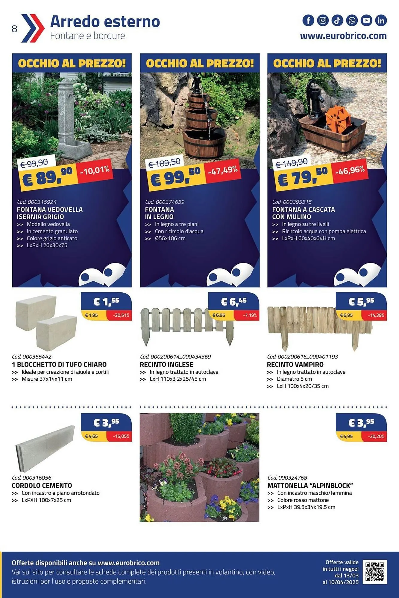 Volantino Eurobrico da 13 marzo a 10 aprile di 2025 - Pagina del volantino 8