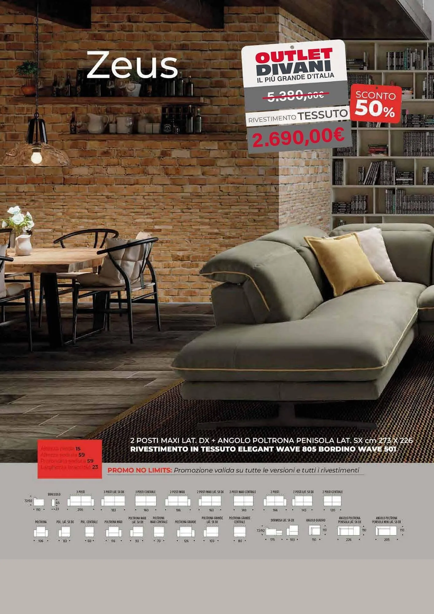 Volantino Outlet Divani da 15 ottobre a 31 dicembre di 2024 - Pagina del volantino 2