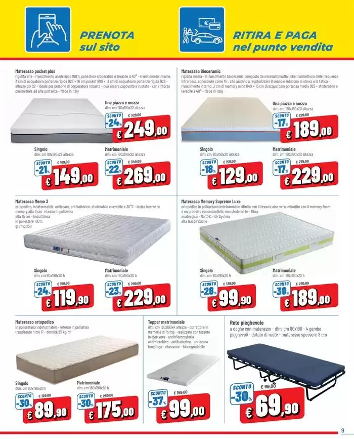 Prenota e RISPARMIO ONLINE da 3 ottobre a 30 ottobre di 2024 - Pagina del volantino 9