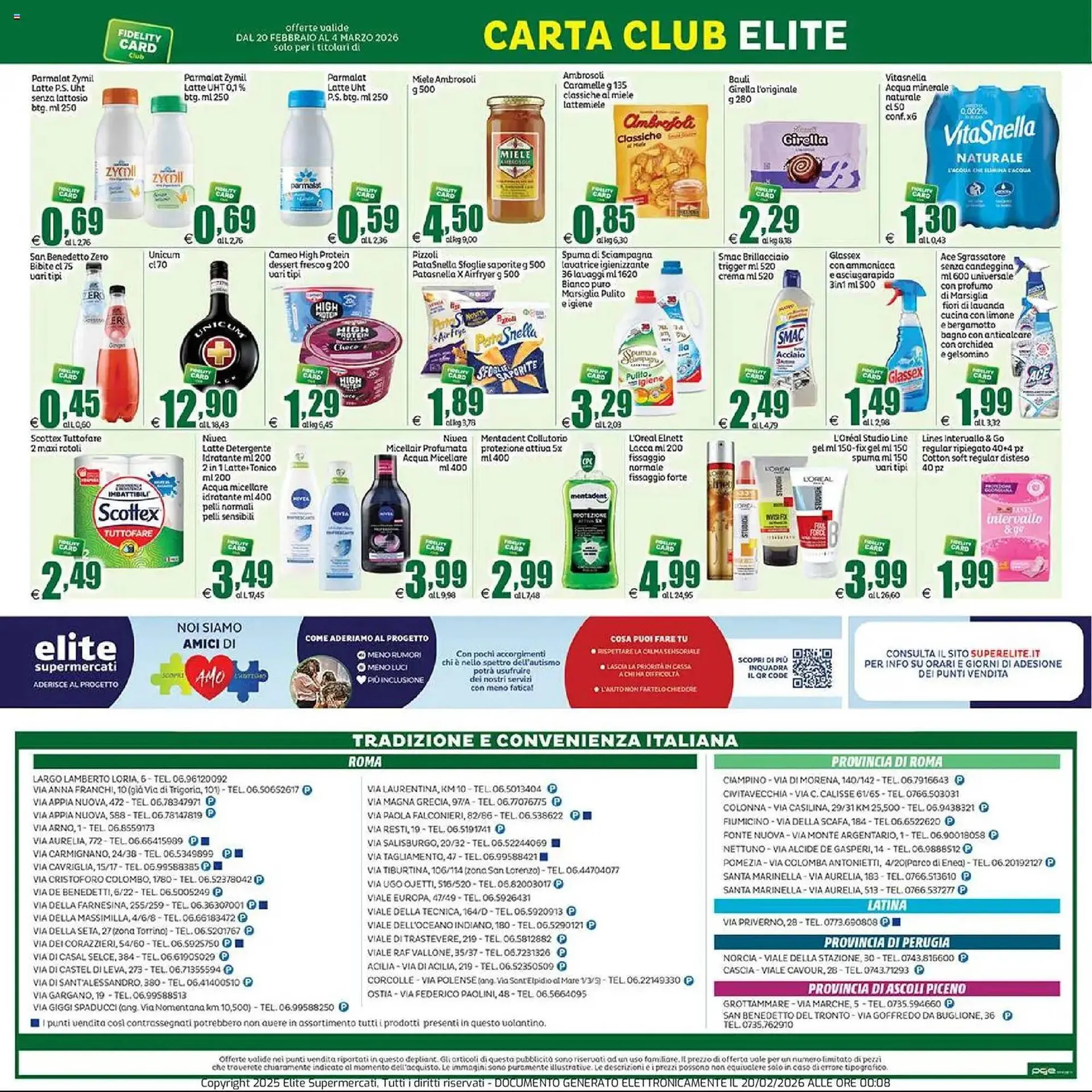 Volantino Elite da 20 febbraio a 4 marzo di 2026 - Pagina del volantino 20