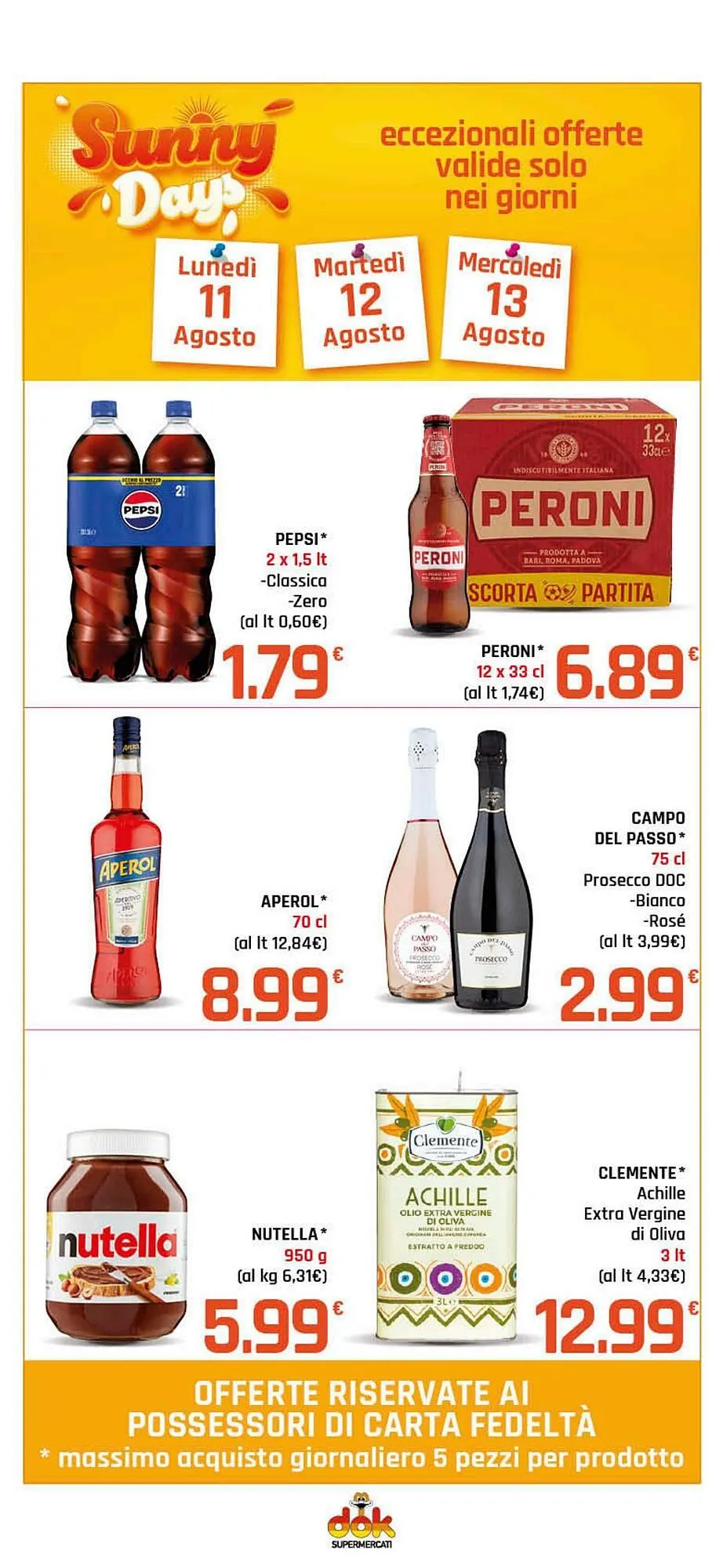 Volantino Supermercati Dok da 8 agosto a 15 agosto di 2025 - Pagina del volantino 14