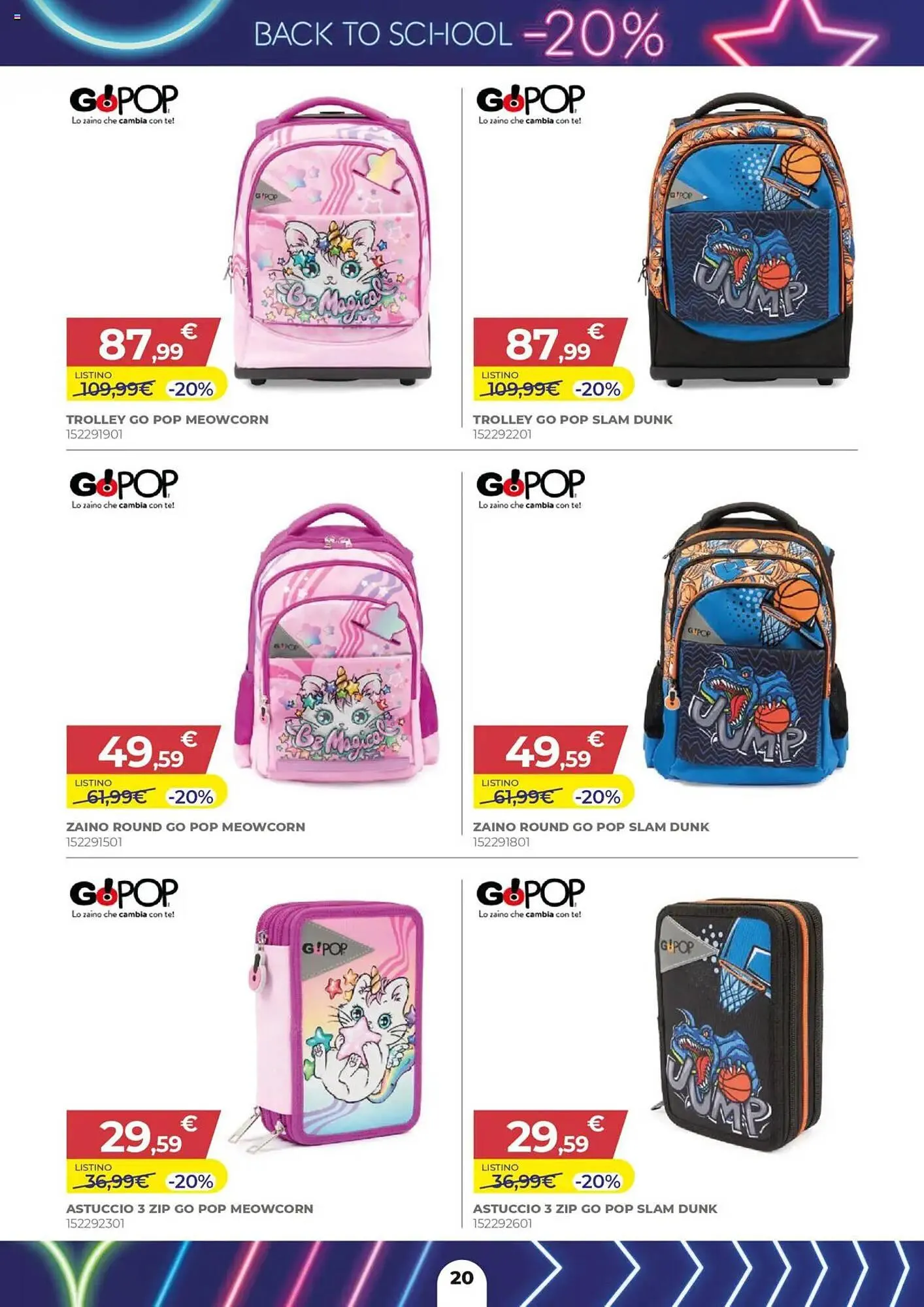 Volantino Toys Center da 17 luglio a 27 agosto di 2025 - Pagina del volantino 20