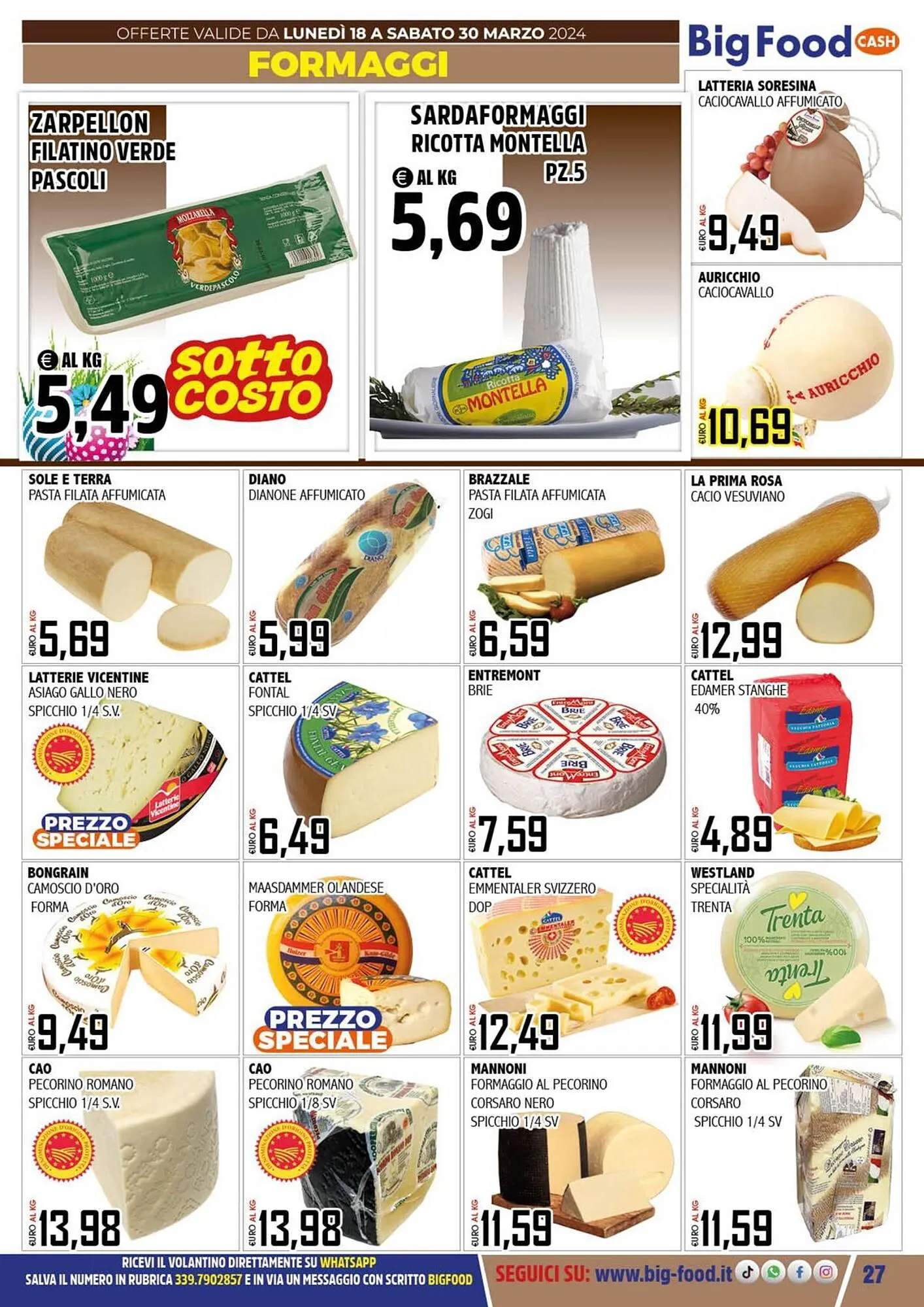 Volantino Big Food da 18 marzo a 30 marzo di 2024 - Pagina del volantino 27