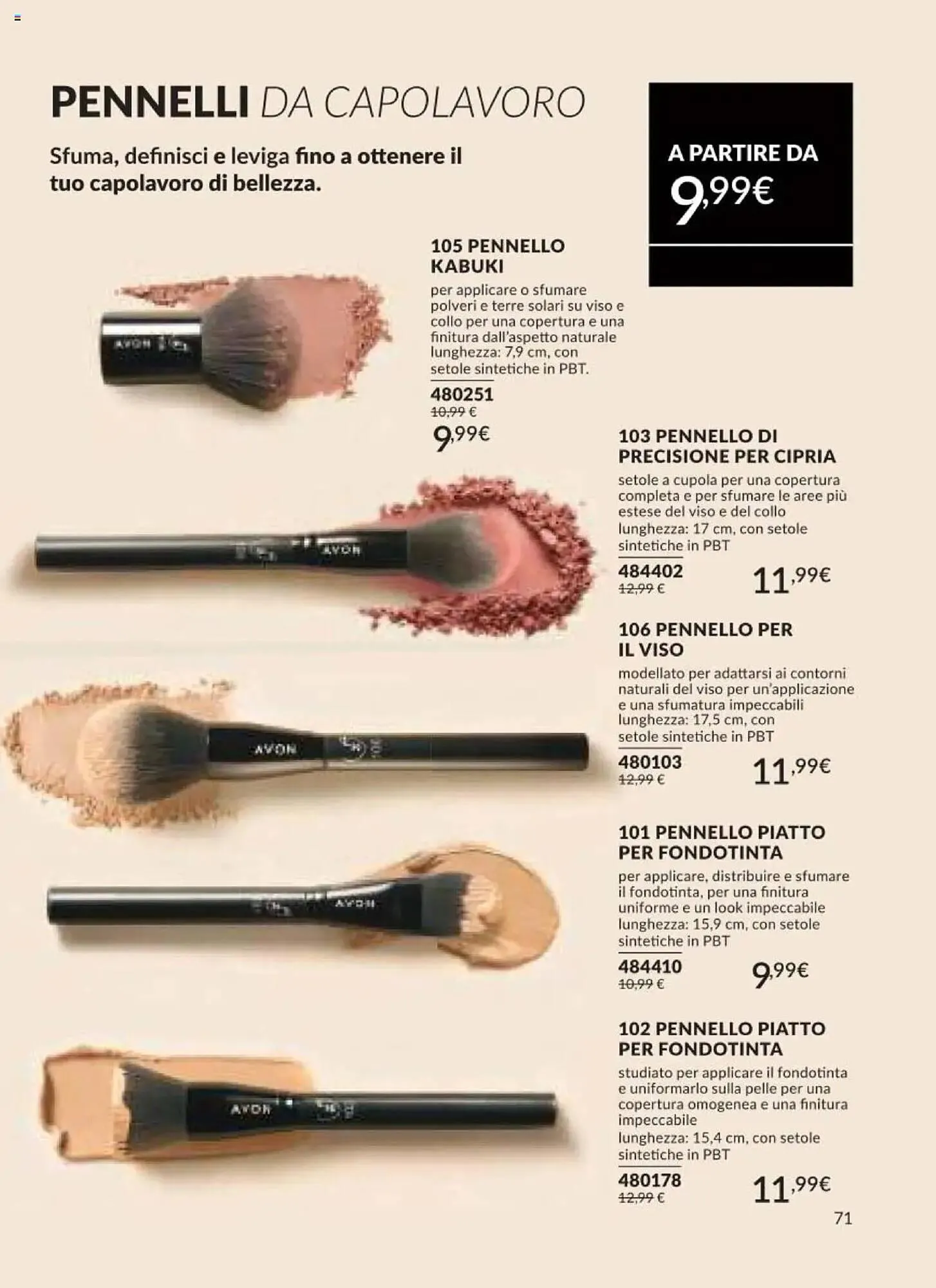 Volantino Avon da 1 marzo a 31 marzo di 2025 - Pagina del volantino 71