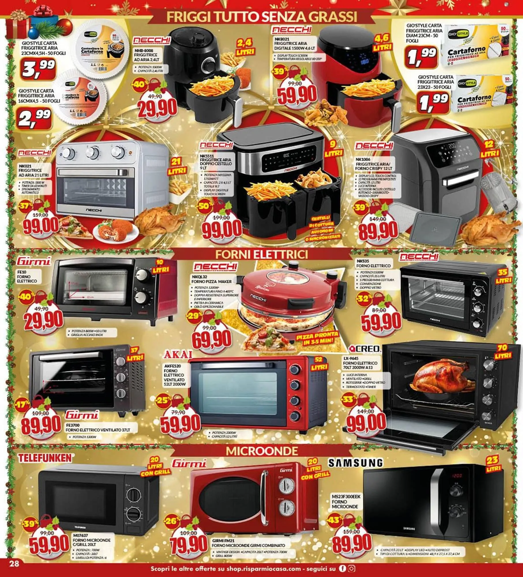 Volantino Risparmio Casa da 25 novembre a 17 dicembre di 2023 - Pagina del volantino 28