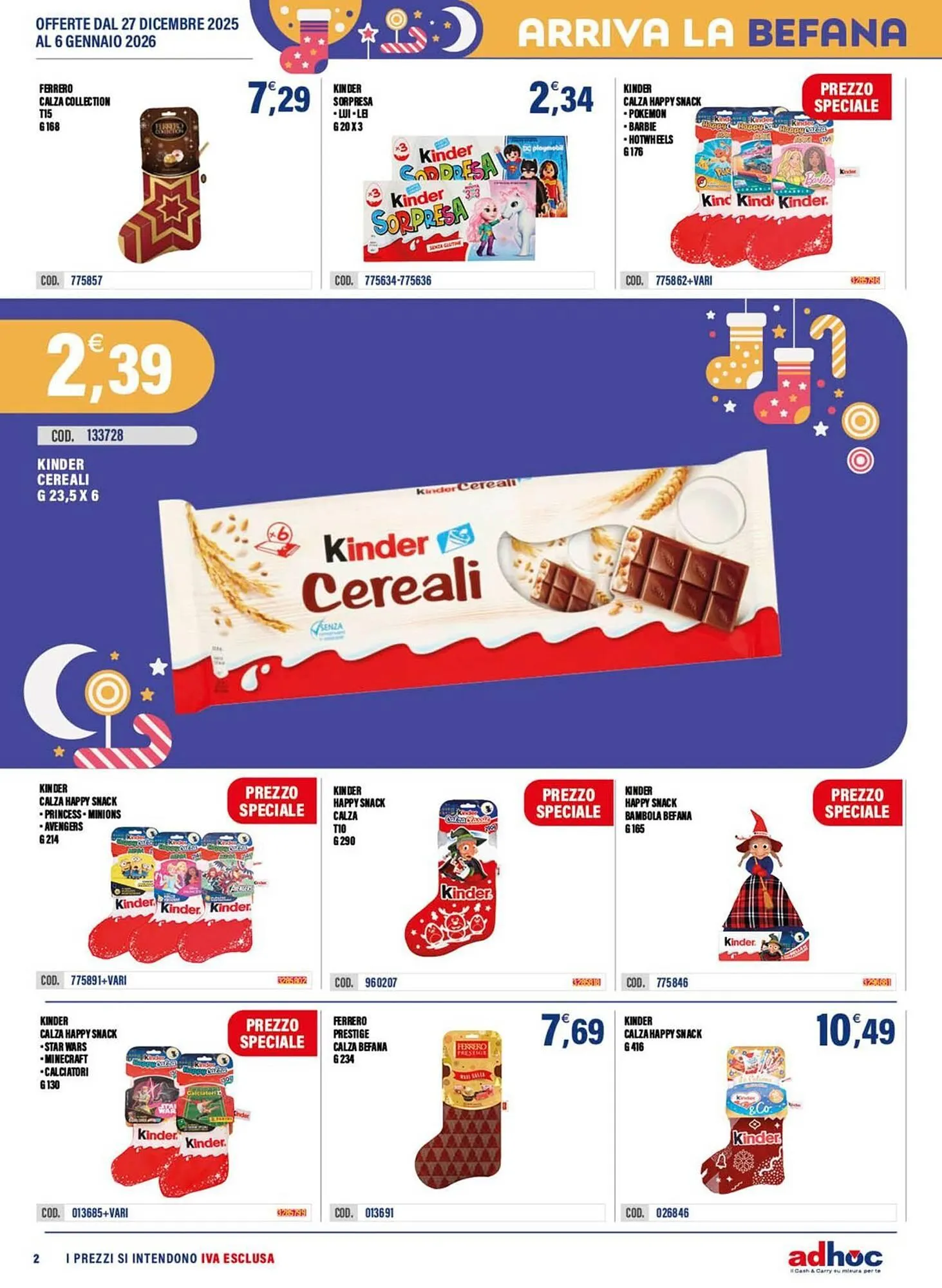 Volantino Adhoc da 29 dicembre a 6 gennaio di 2026 - Pagina del volantino 2