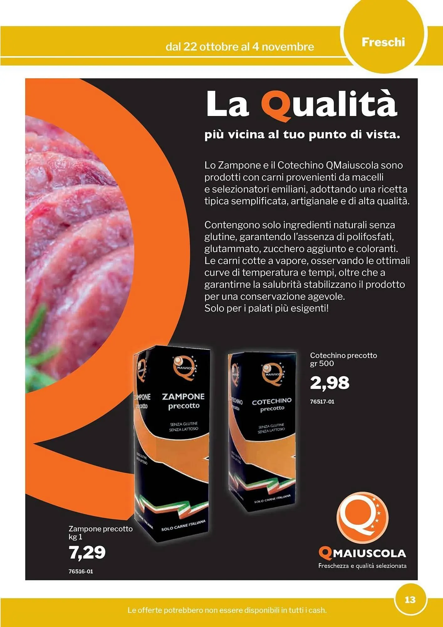 Volantino GrosMarket da 22 ottobre a 4 novembre di 2025 - Pagina del volantino 13