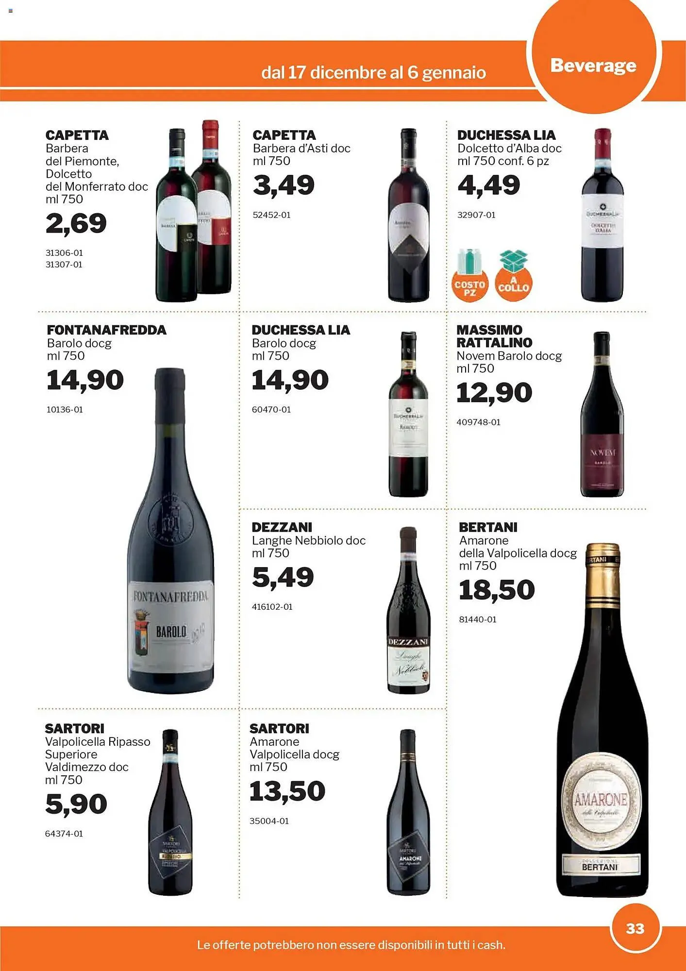 Volantino GrosMarket da 17 dicembre a 6 gennaio di 2026 - Pagina del volantino 33