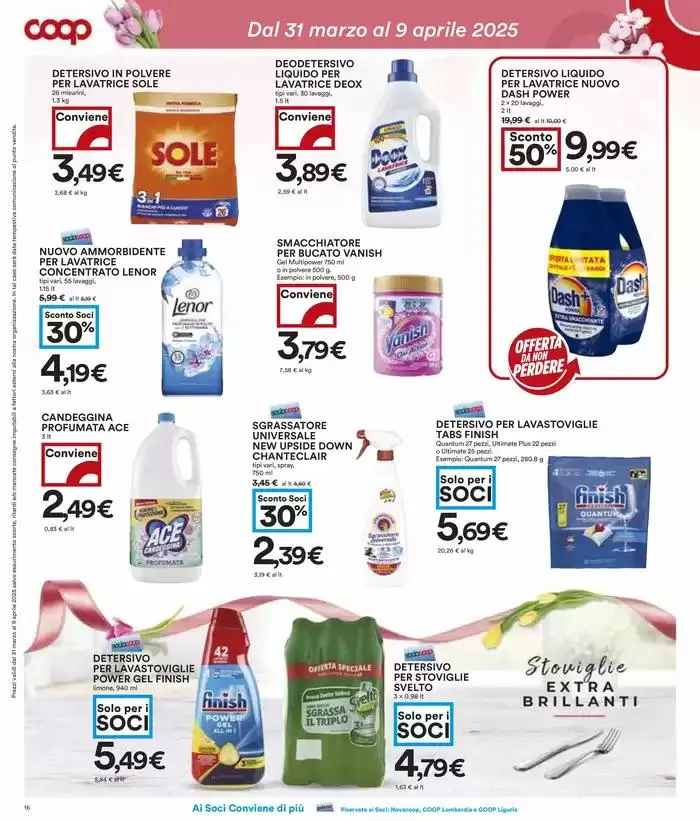 Fioriscono le Offerte da 31 marzo a 9 aprile di 2025 - Pagina del volantino 16
