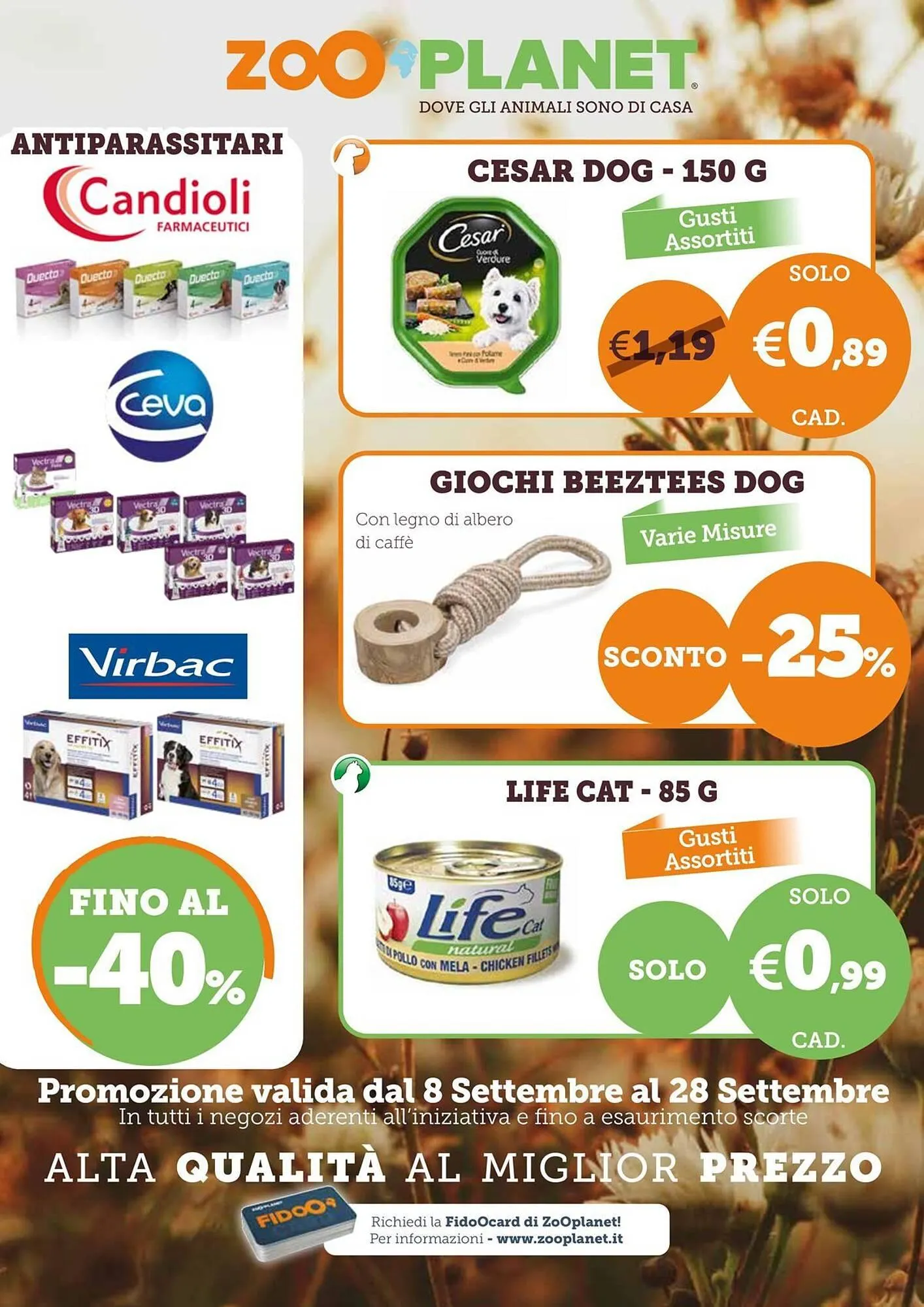 Volantino ZooPlanet da 8 settembre a 28 settembre di 2025 - Pagina del volantino 1