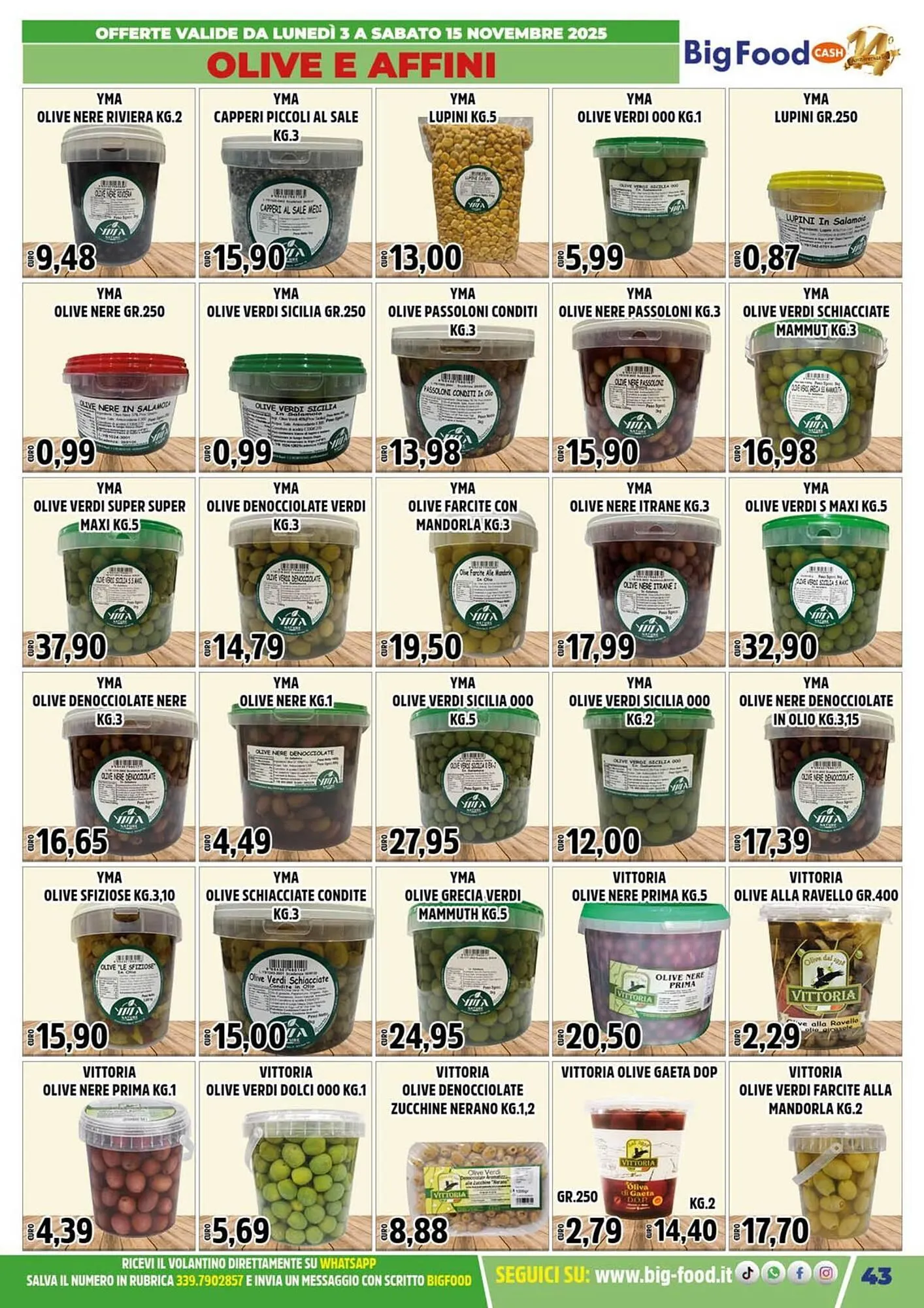 Volantino Big Food da 3 novembre a 15 novembre di 2025 - Pagina del volantino 43