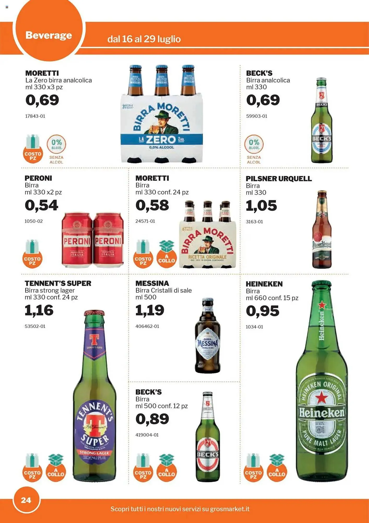 Volantino GrosMarket da 16 luglio a 29 luglio di 2025 - Pagina del volantino 24