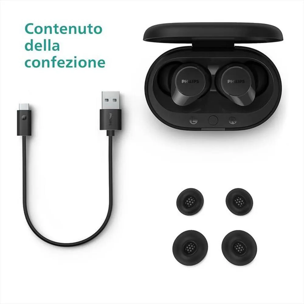 PHILIPS - Auricolari bluetooth TAT1209BK/00-BLACK