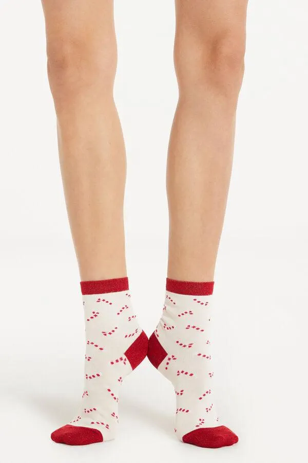 Calzini Corti in Cotone Fantasia