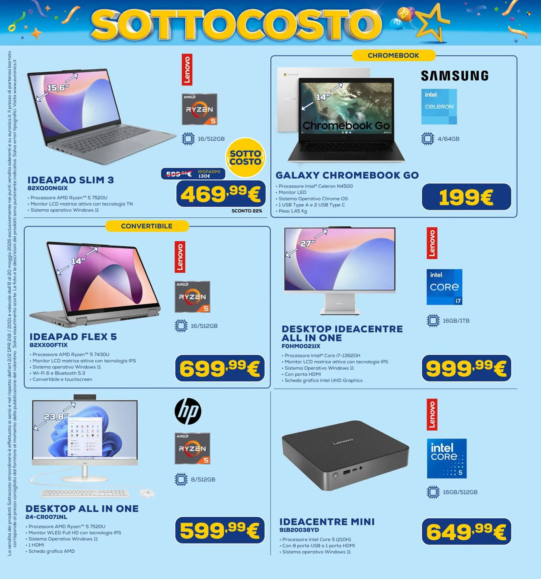 Volantino Euronics da 8 maggio a 20 maggio di 2026 - Pagina del volantino 20