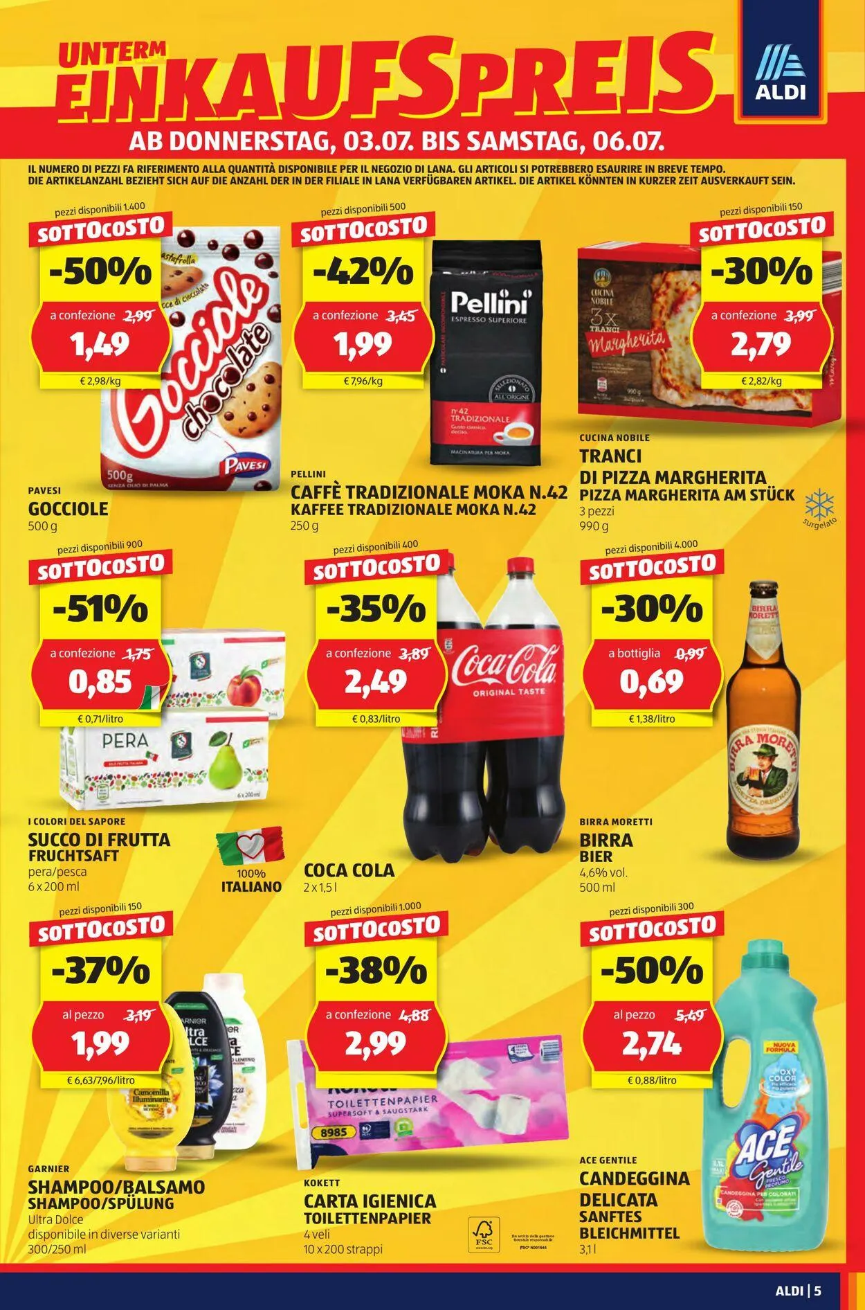 Aldi Volantino attuale da 29 giugno a 13 luglio di 2025 - Pagina del volantino 5