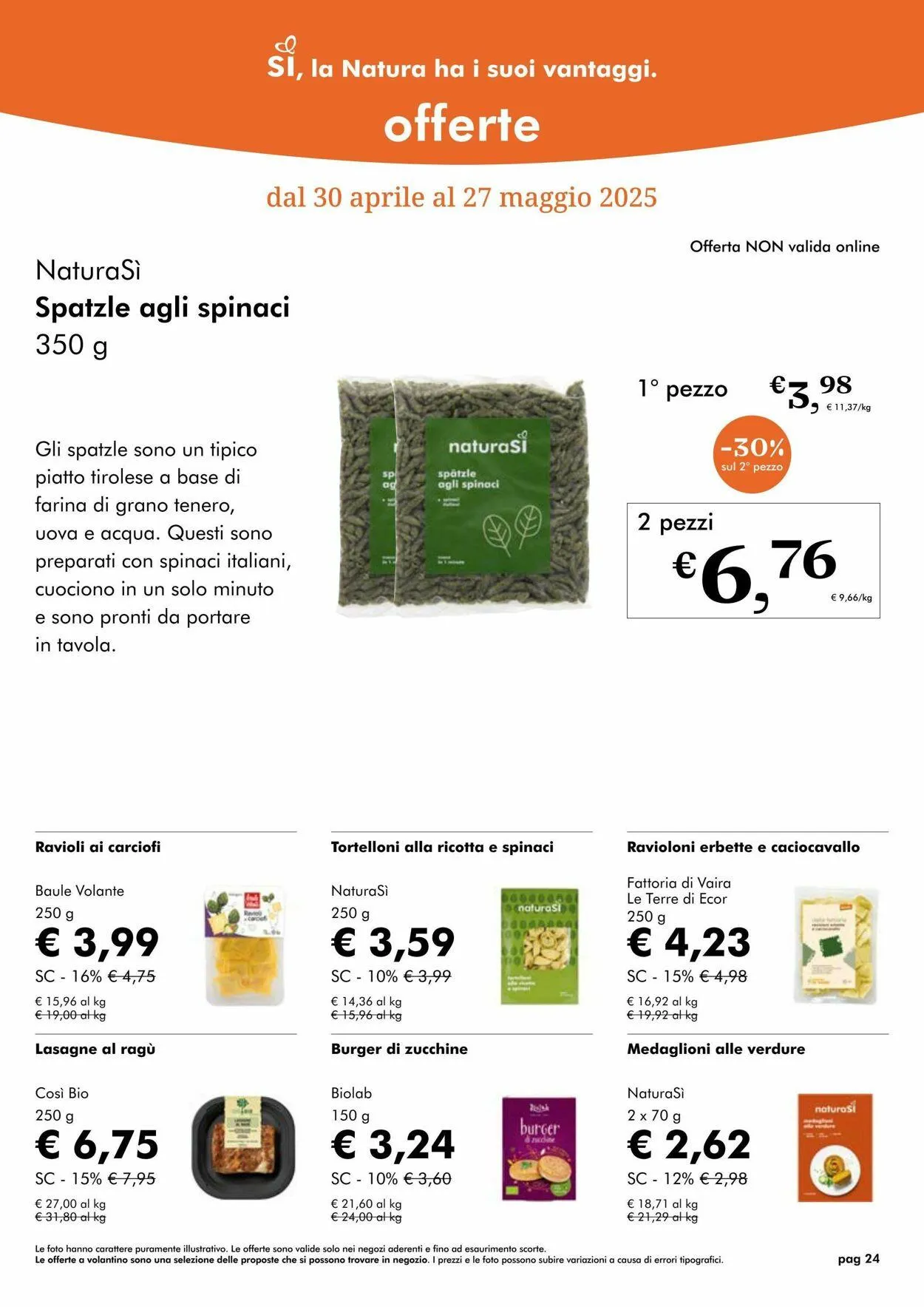 Natura Sì Volantino attuale da 27 maggio a 10 giugno di 2025 - Pagina del volantino 24