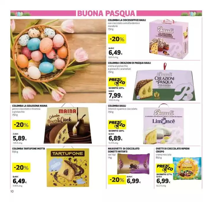 Buona pasqua da 10 aprile a 22 aprile di 2025 - Pagina del volantino 10