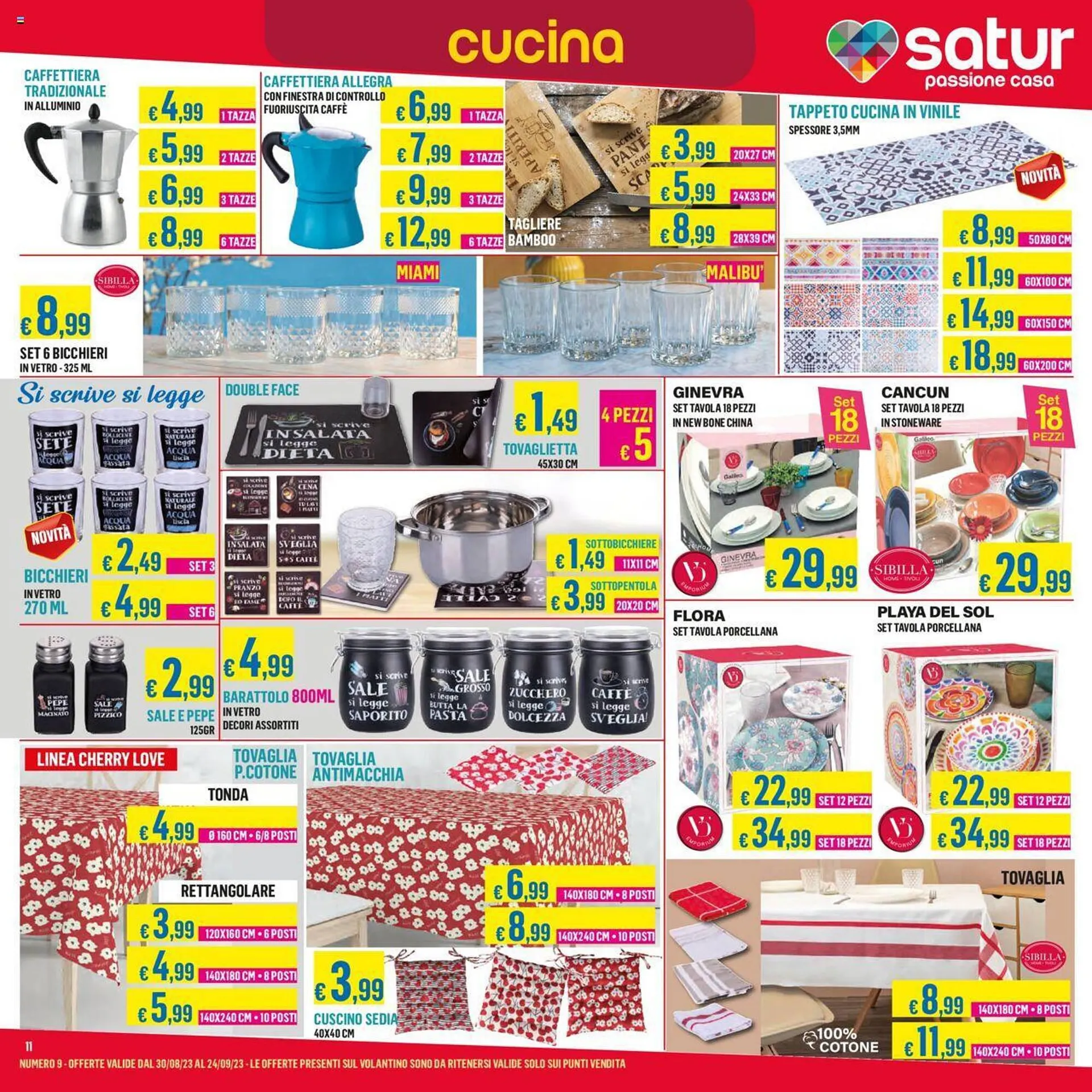 Volantino Satur da 30 agosto a 24 settembre di 2023 - Pagina del volantino 11